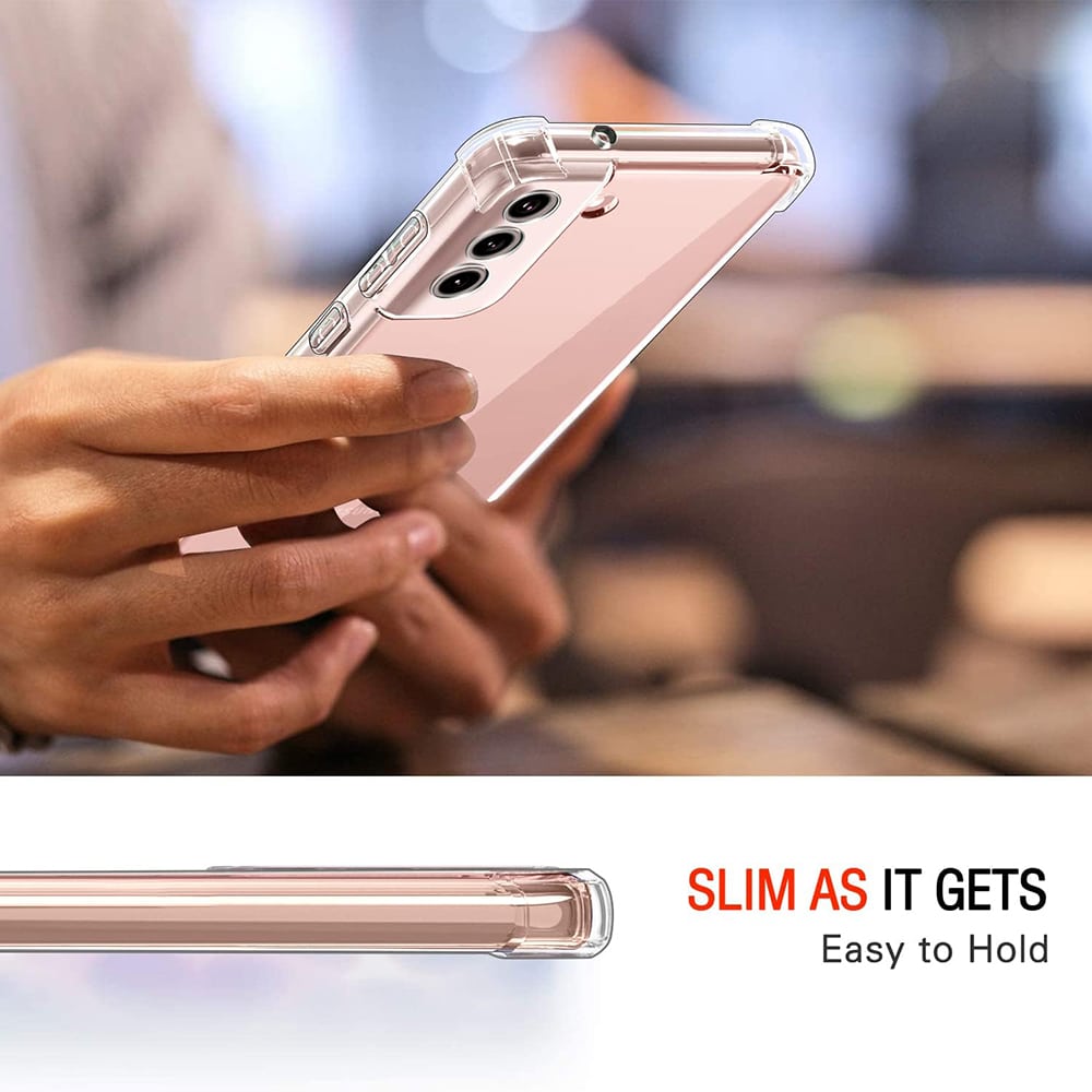 Techsuit Shockproof Clear Silicone - θήκη για Samsung Galaxy S22 5G - Διάφανο - Image 6