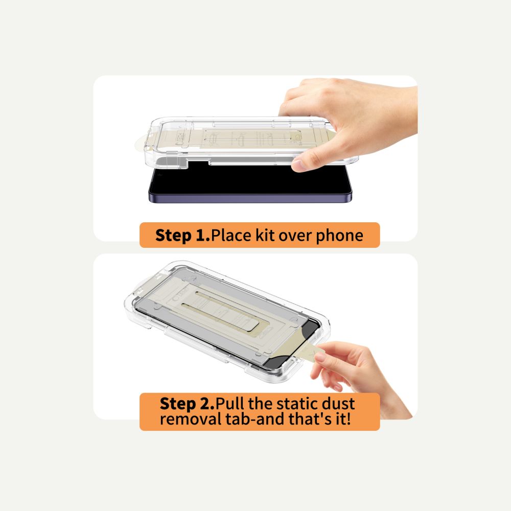 ΑΝΤΙΑΝΑΚΛΑΣΤΙΚΟ ΓΥΑΛΙ TECH-PROTECT ΓΡΗΓΟΡΟ ΣΕΤ AR+ GALAXY S26 ΜΑΥΡΟ - Image 9