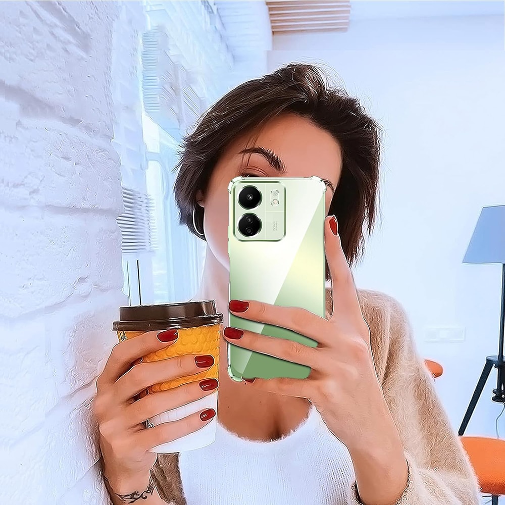 Techsuit Shockproof Clear Silicone - θήκη για Xiaomi Redmi 13C - Διάφανο - Image 6