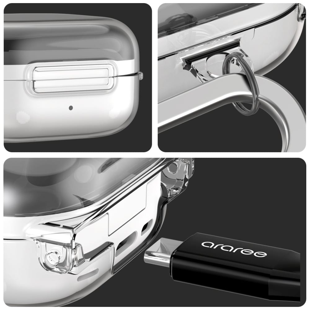 Θήκη Araree Nukin για Samsung Galaxy Buds 4 / Buds 4 Pro διαφανής - Image 6