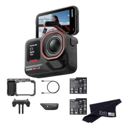 Κάμερα δράσης Insta360 Ace Pro 2 8K Xplorer Bundle Διπλή μπαταρία, μαύρο EU