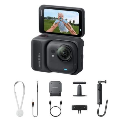 Insta360 GO Ultra Κάμερα Δράσης 4K Creator Bundle Midnight Black EU