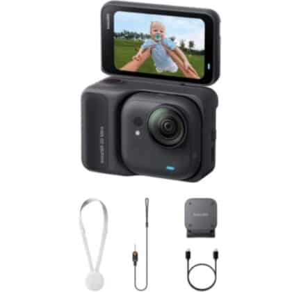 Κάμερα δράσης Insta360 GO Ultra 4K Standard Bundle Midnight Black EU