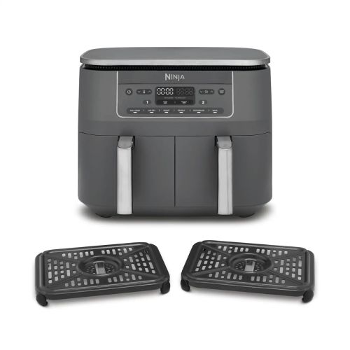 Ninja Foodi MAX Διζωνική Έξυπνη Φριτέζα Αέρα 7,6L Γκρι EU DZ300EU - Image 3