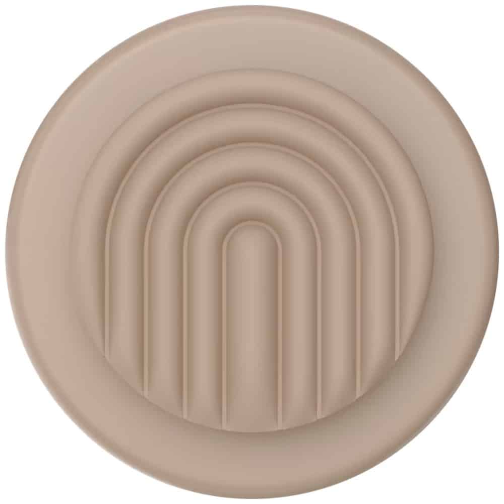 Βάση και θήκη τηλεφώνου Popsockets MagSafe Round PopOut Latte Curves MagSafe, μπεζ - Image 2