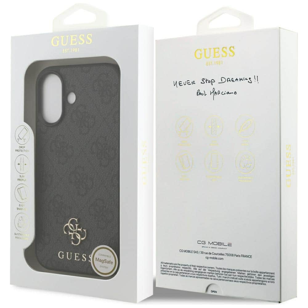 Guess 4G Small Classic Logo MagSafe - θήκη για Apple iPhone 17 - Μαύρο - Image 8