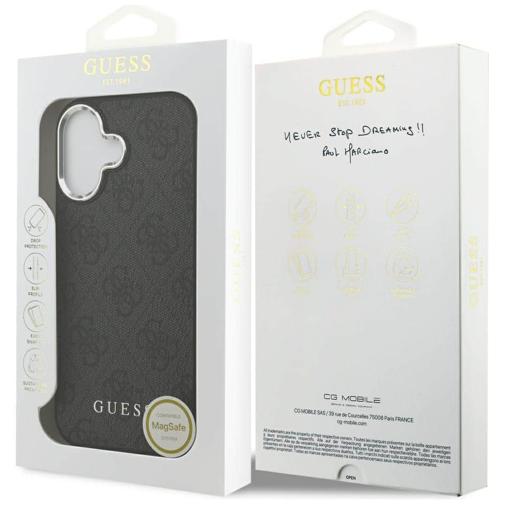 Guess 4G Classic Logo MagSafe - θήκη για Apple iPhone 17 - Μαύρο - Image 8