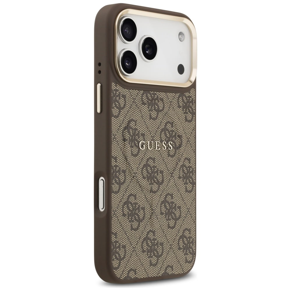 Guess 4G PU Classic Logo - θήκη για Apple iPhone 17 Pro Max - Καφέ - Image 4