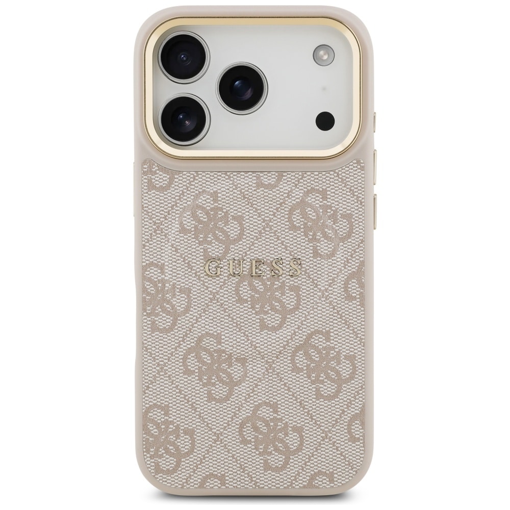 Θήκη Guess 4G PU Classic Logo MagSafe για iPhone 17 Pro ροζ - Image 3