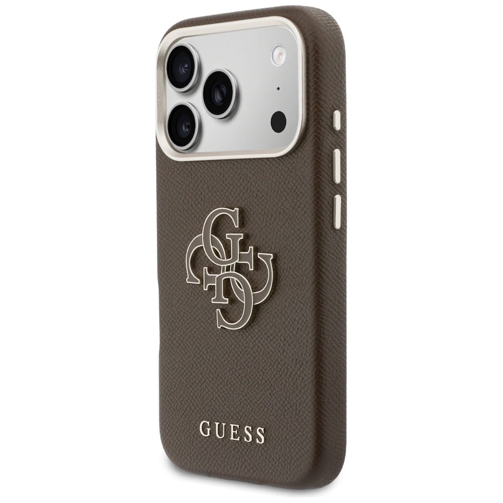 Θήκη Guess FW Resin Logo για iPhone 17 Pro καφέ - Image 2