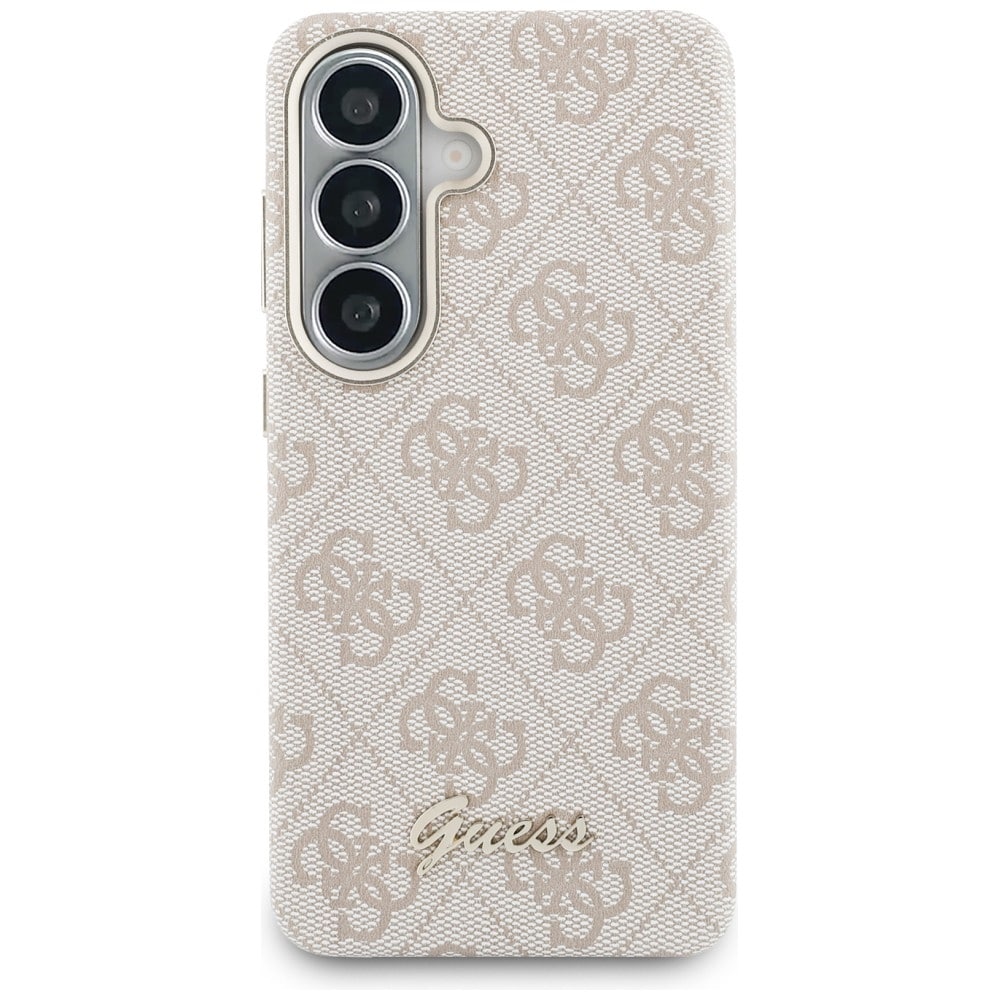 Θήκη Guess 4G Script MagSafe για Samsung Galaxy S26 ροζ - Image 3