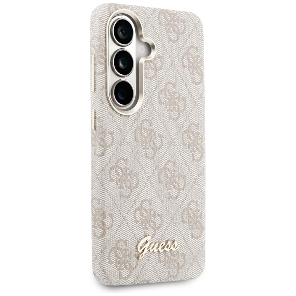Θήκη Guess 4G Script MagSafe για Samsung Galaxy S26 ροζ - Image 4