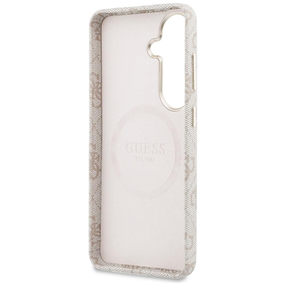 Θήκη Guess 4G Script MagSafe για Samsung Galaxy S26 ροζ - Image 7