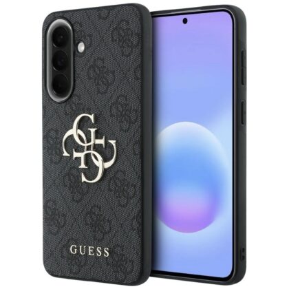 Guess Leather 4G Metal Logo - θήκη για Samsung Galaxy A57 - Μαύρο