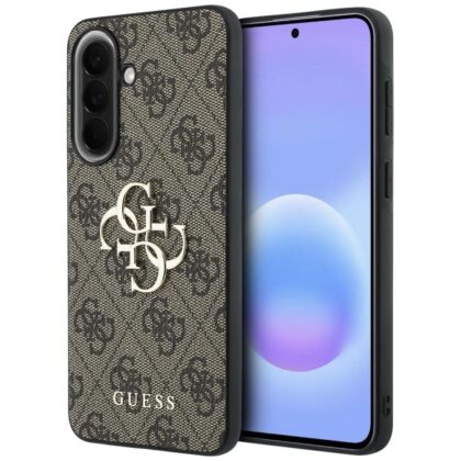 Guess Leather 4G Metal Logo - θήκη για Samsung Galaxy A37 - Καφέ