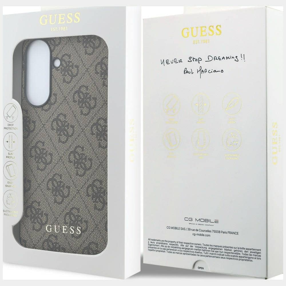 Θήκη Guess 4G Charm για Samsung Galaxy A37 5G καφέ - Image 8