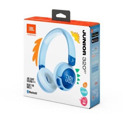 JBL JR320BT Ασύρματα Ακουστικά Bluetooth On-Ear για Παιδιά, Μπλε, EU