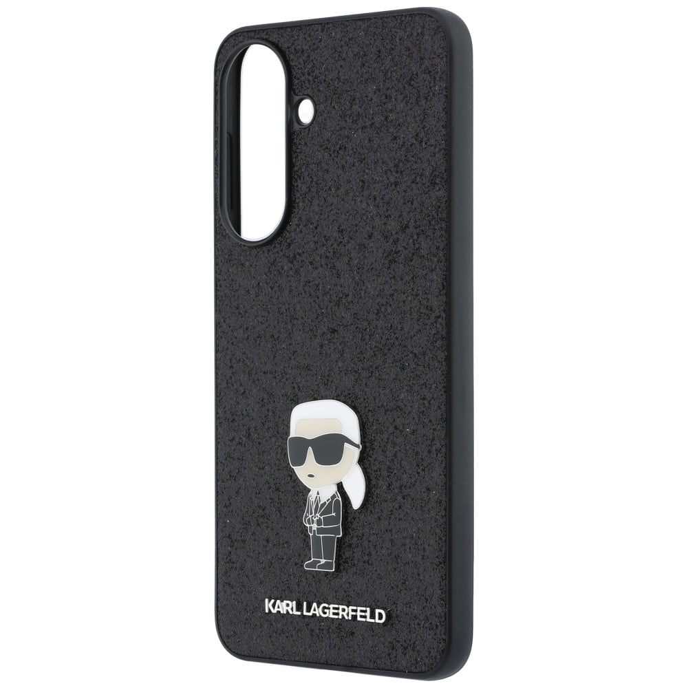 Karl Lagerfeld Fixed Glitter Ikonik Logo - θήκη για Samsung Galaxy A37 - Μαύρο - Image 6