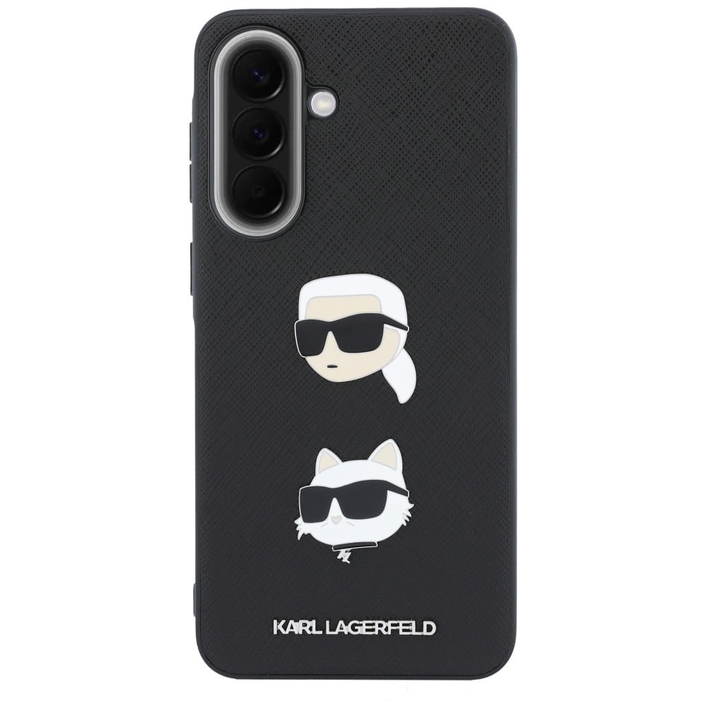 Karl Lagerfeld Karl Lagerfeld & Choupette Heads Pins & Logo - θήκη για Samsung Galaxy A37 - Μαύρο - Image 3