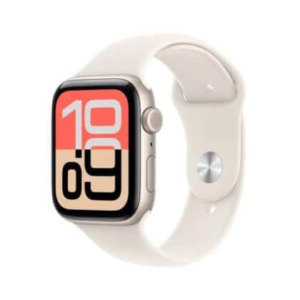 Apple Watch SE 3 (2025) Θήκη GPS 40mm Starlight Alu, Αθλητικό Μπρασελέ Starlight S/M EU MEH34QL/A