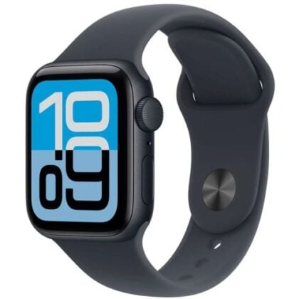 Apple Watch SE 3 (2025) Θήκη Mindnight Alu GPS 40mm, Midnight Sport Band S/M EU MEH94QL/A