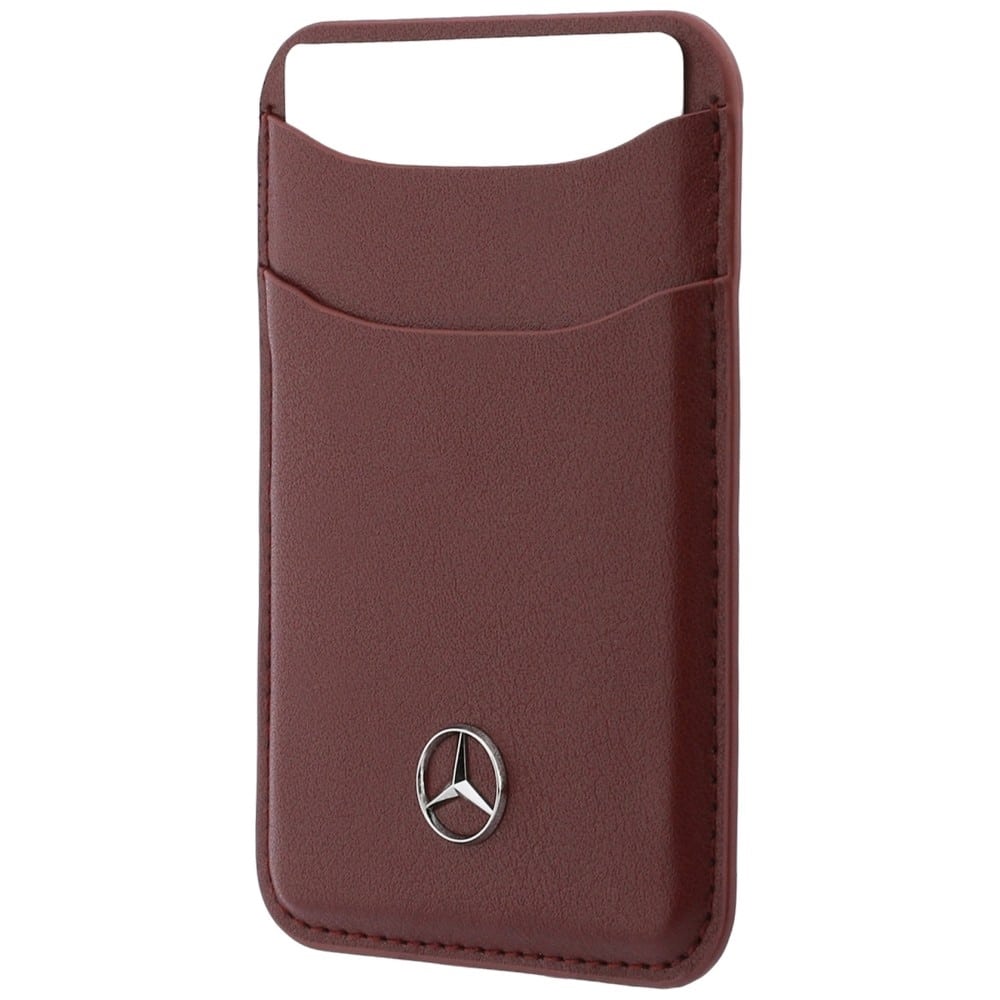 Πορτοφόλι με μαγνητικές κάρτες Mercedes Δερμάτινο κόκκινο - Image 2