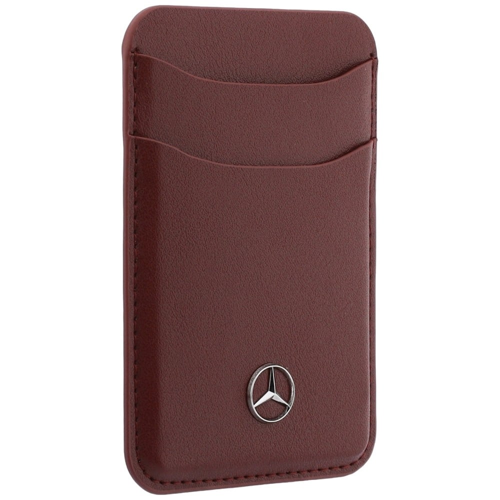 Πορτοφόλι με μαγνητικές κάρτες Mercedes Δερμάτινο κόκκινο - Image 4