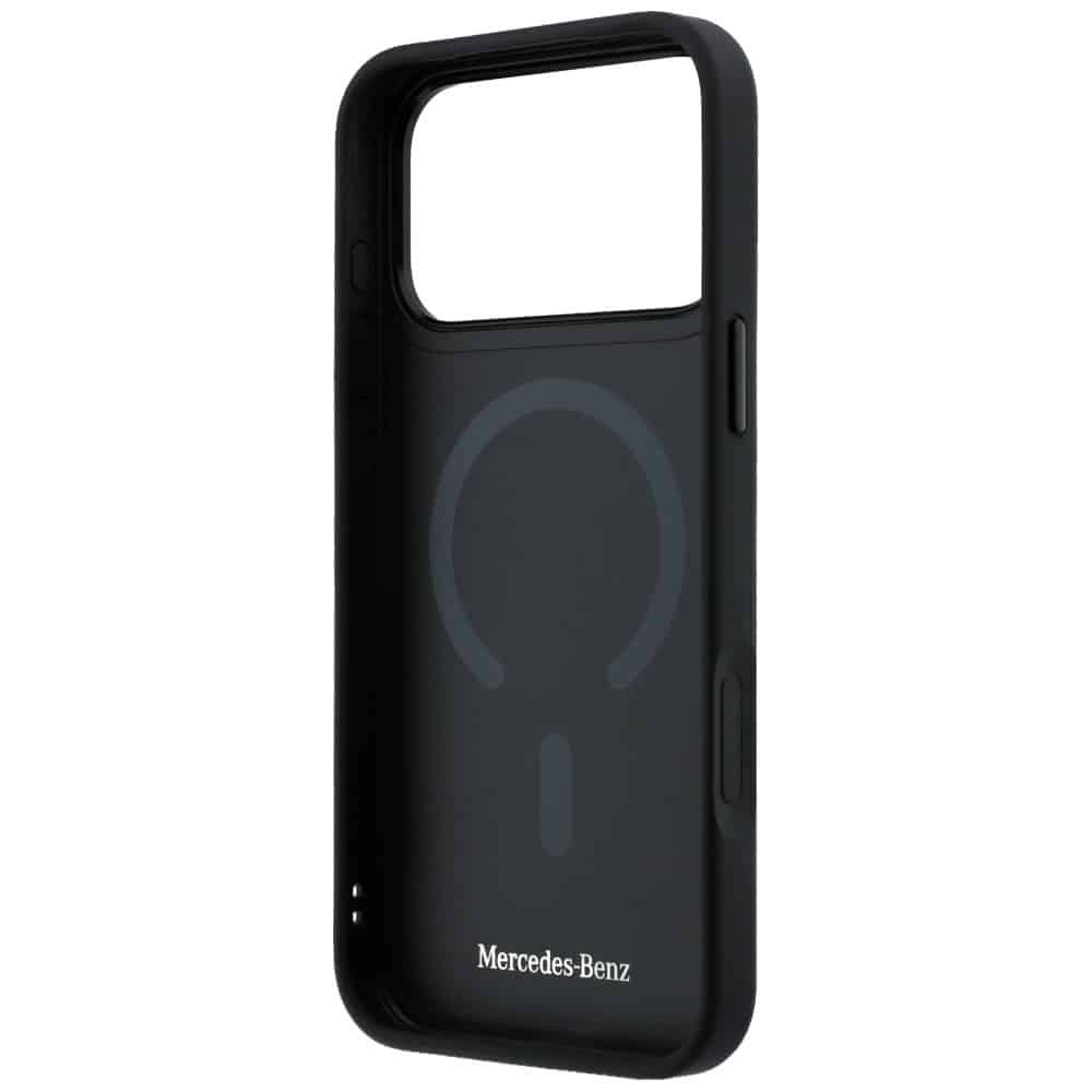 Θήκη Mercedes Δερμάτινη 3D MagSafe για iPhone 17 Pro Max μαύρη - Image 7