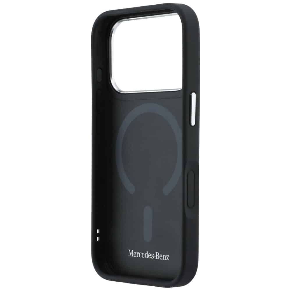 Θήκη Mercedes Leather 3D MagSafe για iPhone 17 Pro μπλε - Image 7