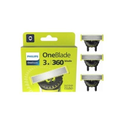 Ξυριστική μηχανή Philips OneBlade 360 Ανταλλακτικές λεπίδες QP430/50 (3 τεμάχια) Γκρι Eu