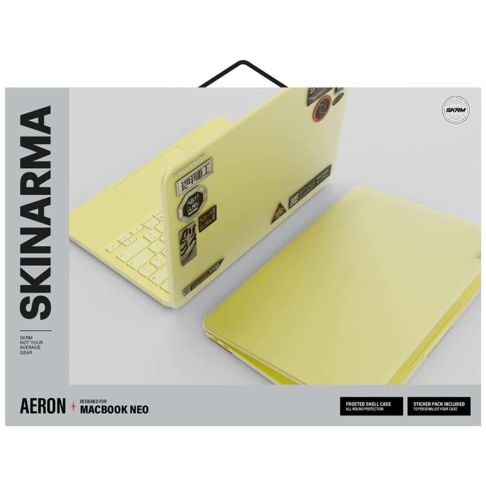 Θήκη Skinarma Προστατευτική θήκη Aeron για MacBook Neo 13" διαφανής - Image 4
