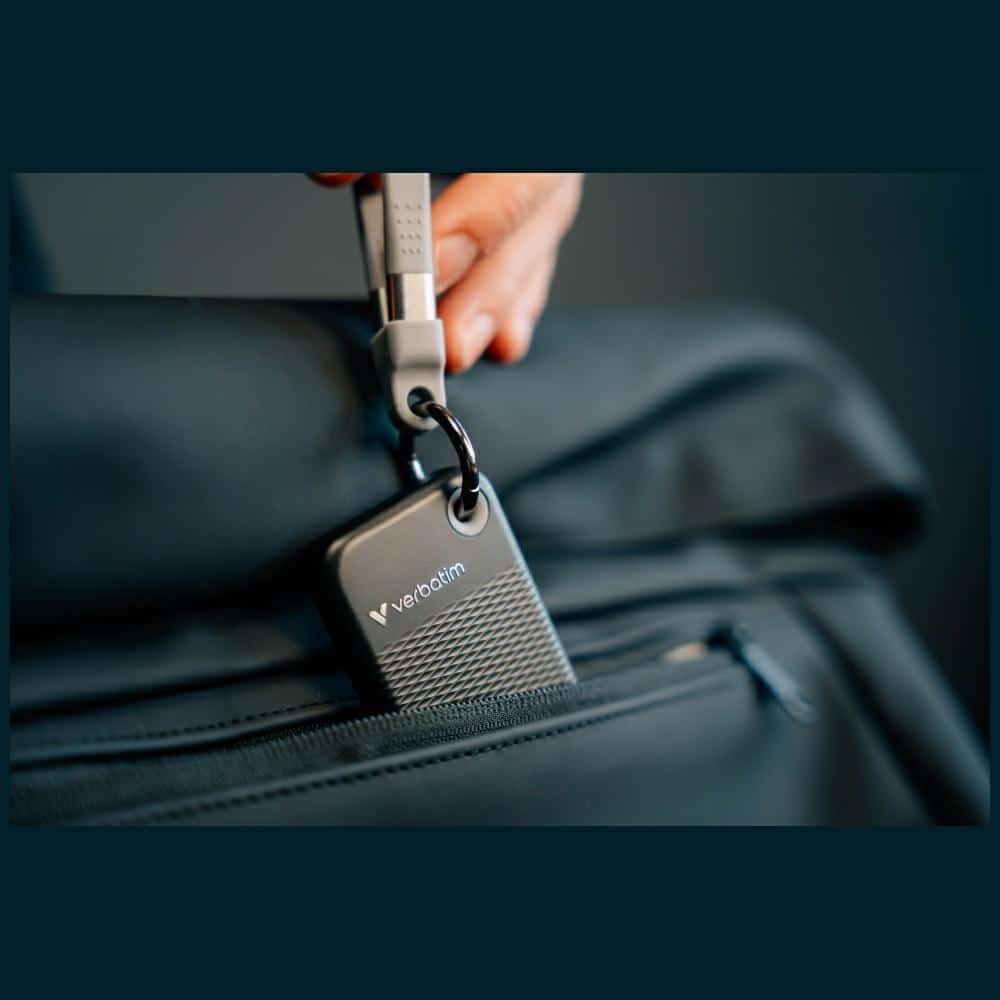 Εξωτερικός Δίσκος Verbatim Pocket SSD 256GB USB-C 3.2 γενιάς 2 μαύρο-γκρι 32415 - Image 5