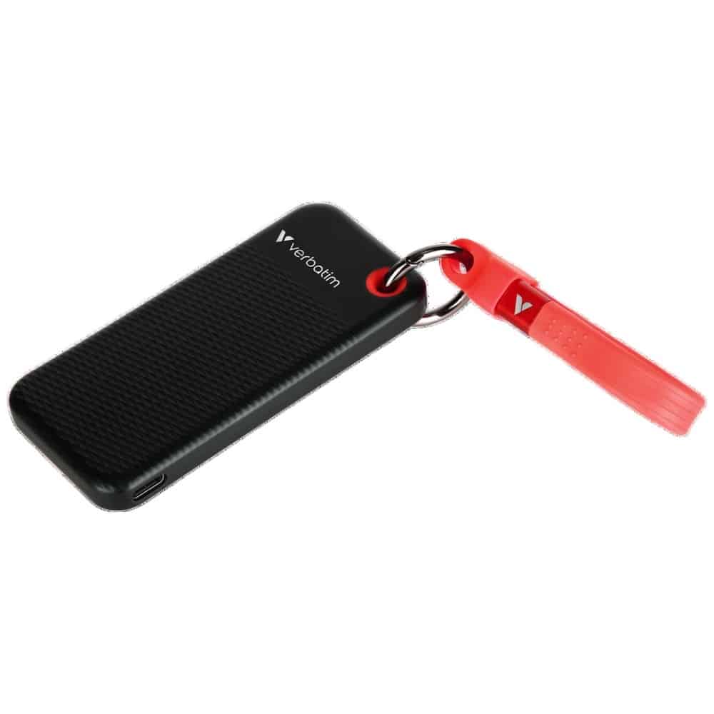 Εξωτερικός Δίσκος Verbatim Pocket SSD 512GB - μπρελόκ με καλώδιο USB-C 3.2 gen.2 μαύρο μπλε 32284 - Image 2