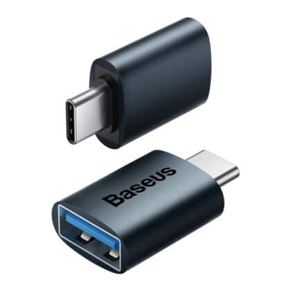 Προσαρμογέας OTG USB-C σε USB-A Baseus INGENUITY, Μπλε ZJJQ000003