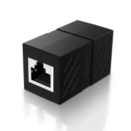 Προσαρμογέας Ethernet UGREEN NW114, RJ45 σε RJ45, Μαύρος