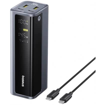 Powerbank Baseus EnerGeek GP12, 20800mAh, 145W, QC + PD, Γκρι P10082109813-00
