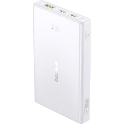 Μπαταρία Baseus PicoGo, 10000mAh, 20W, QC + PD, Λευκό P10076801213-00