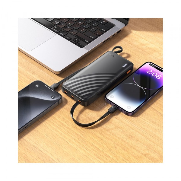 Powerbank Hoco J146, 10000mAh, 10W, Μαύρο - Image 3