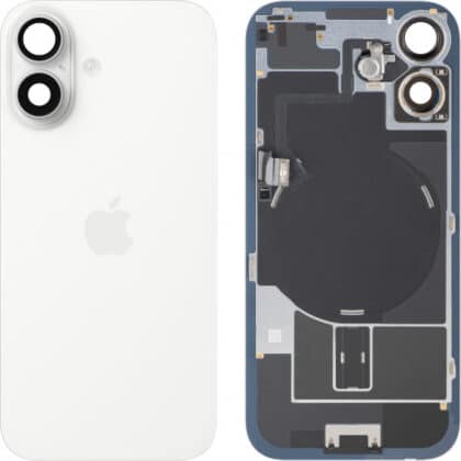 Κάλυμμα μπαταρίας / πίσω γυαλί για Apple iPhone 17, λευκό, τραβηγμένο (βαθμού Α)