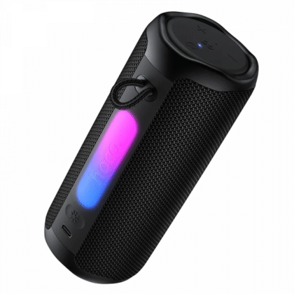 Ηχείο Bluetooth Hoco HC50, 8W, TWS, RGB, Αδιάβροχο, Μαύρο