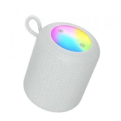 Ηχείο Bluetooth Hoco HC30, 5W, TWS, RGB, Γκρι