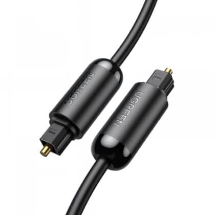 Καλώδιο ήχου Toslink / SPDIF UGREEN AV122, 1,5 μ., Μαύρο