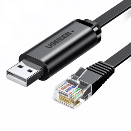 Καλώδιο κονσόλας USB UGREEN CM204, RJ45, 3 μέτρα, μαύρο
