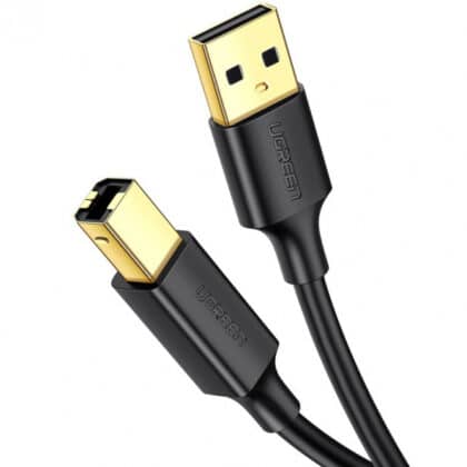 Καλώδιο εκτυπωτή USB UGREEN US135, 3 μέτρα, μαύρο