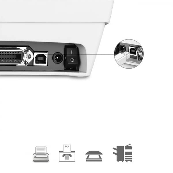 Ugreen καλώδιο USB-C / USB-B 2.0 για Scanner Printer 1.5 m (Λευκό) (US241) - Image 2