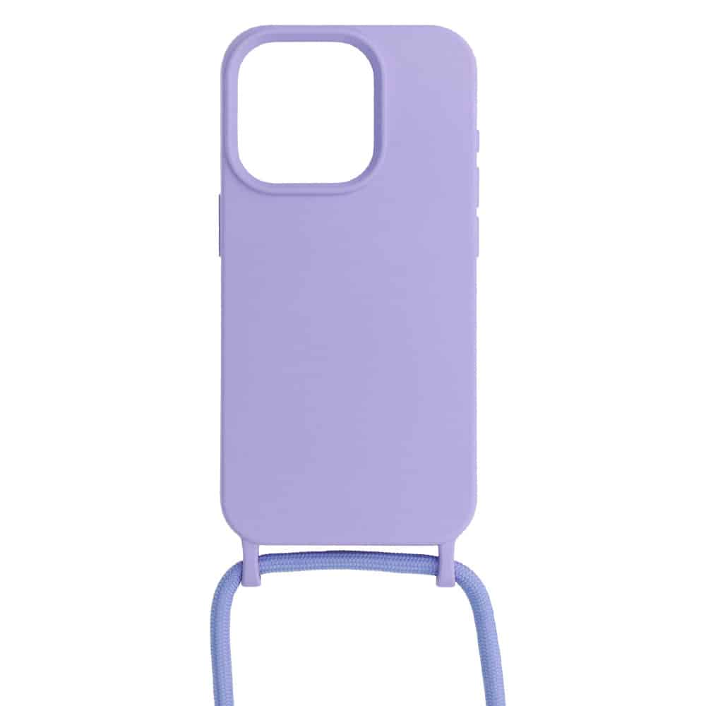 OEM Σιλικόνης με Λουράκι - θήκη για Apple iPhone 13 Pro Max - Μωβ - Image 2