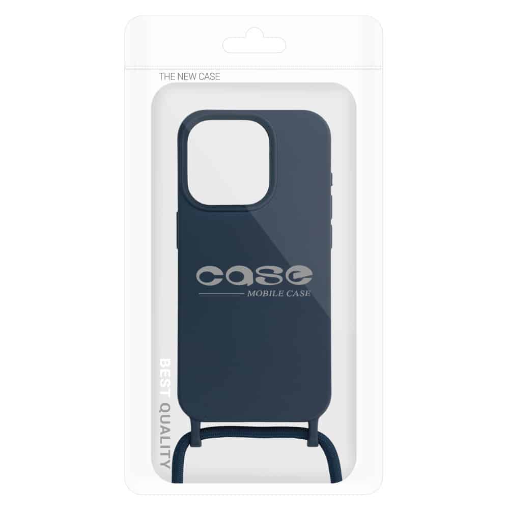 OEM Σιλικόνης με Λουράκι - θήκη για Apple iPhone 13 Pro Max - Μπλε - Image 7