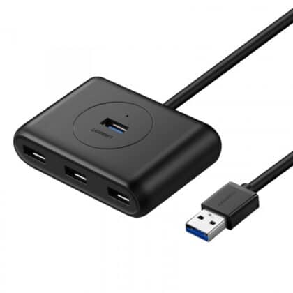 Ugreen HUB 4x USB 3.2 Gen 1 (0.5 m cable) Μαύρο (20290)