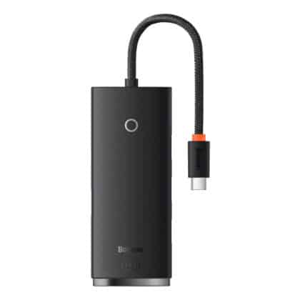 Διανομέας USB-C Baseus Lite, 4 x USB-A 3.0, 0,25 μ., Μαύρο WKQX030301