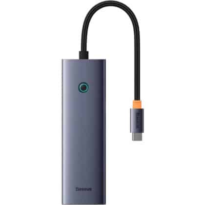 Baseus - Docking Station UltraJoy (B00052807813-01) - Type-C to HDMI, 4xUSB, Type-C, 4K@60Hz - Space Grey